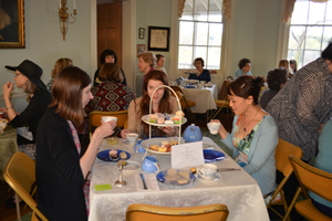 Guests at the 2015 Spring Tea at Laurel Hill Mansion