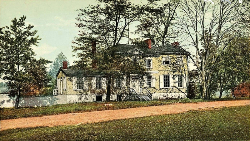 View of historic laurel hill mansion where the outdoor exhibition Timeline will take place the summer and fall of 2025. The submission deadline is March 3, 2025